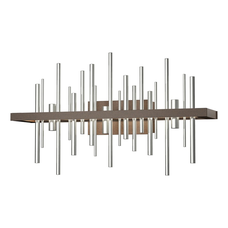 Cityscape LED Sconce Bronze Sterling