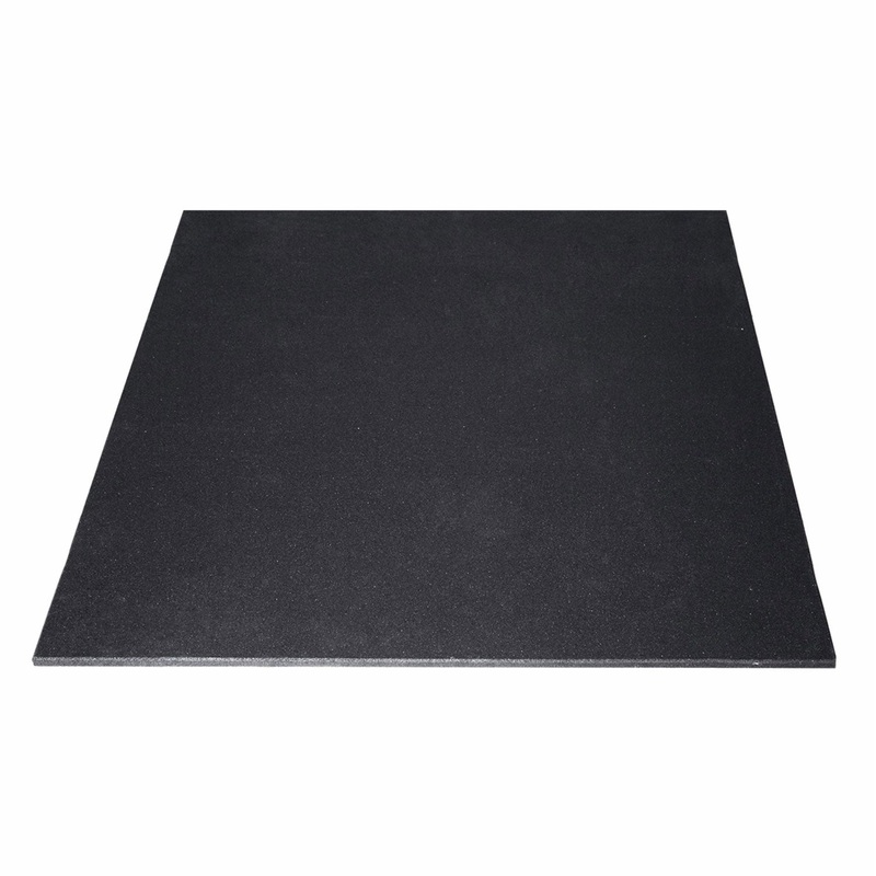 CORTEX 15mm Commercial Bevelled Edge Rubber Gym Tile Mat 1m x 1m – Set of 25