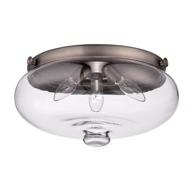 Craftmade TSLK-PLN Elegance Bowl Light Kit Three Light Fan Light Kit Polished Nickel (Discontinued)