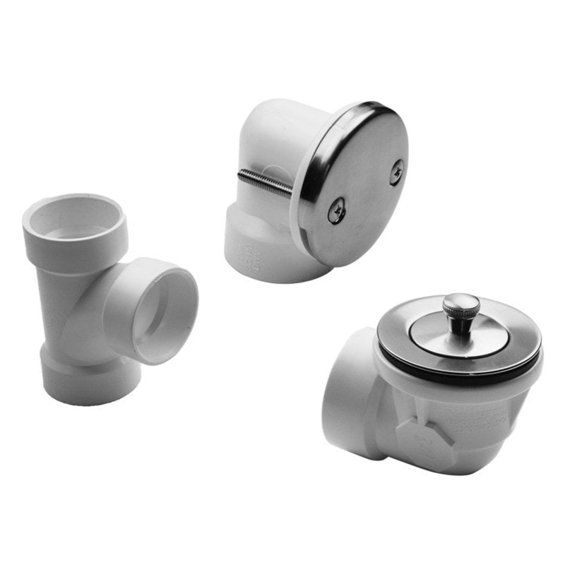 Drain Kit Oil Rubbed Bronze Brass Includes Lift & Turn Strainer with 2 Hole Faceplate Half Kit