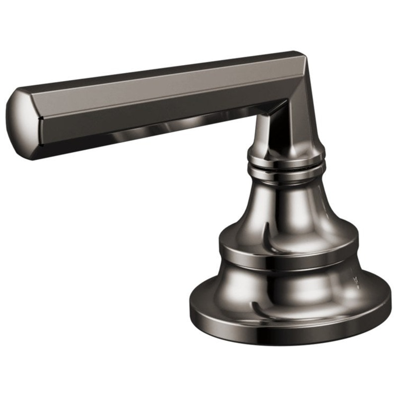 Handle Kit Beauclere 2 Lever Brilliance Black Onyx ADA for Roman Tub Faucet with Handshower