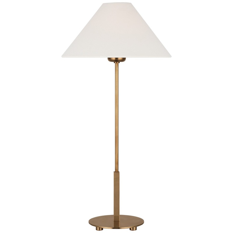 LED Buffet Lamp from the Hackney Collection in Hand-Rubbed Antique Brass Finish by Visual Comfort Signature