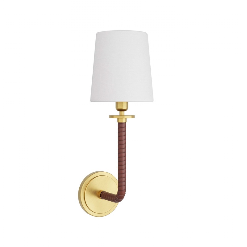 One Light Wall Sconce from the Wayman Collection in Antique Brass Finish by Arteriors