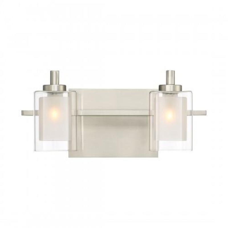 Quoizel KLT8602BNLED Kolt Led bath  fixture 2 light brsh nikl Bath Light