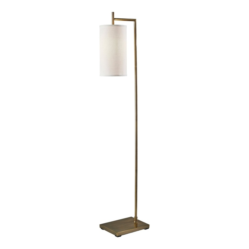 Zion Floor Lamp Antique Brass
