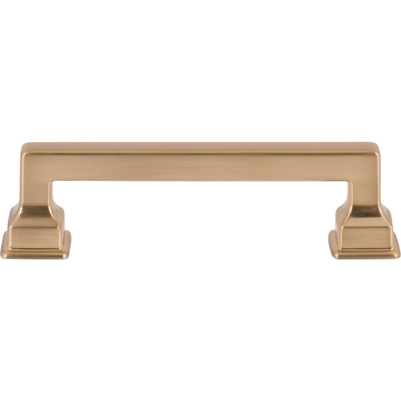 Atlas Homewares Erika Pull 3 3/4 Inch (c-c) Warm Brass