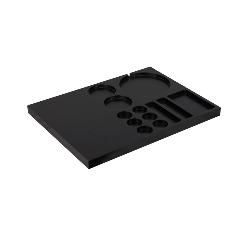 Beech Wood Kettle Tray – Black