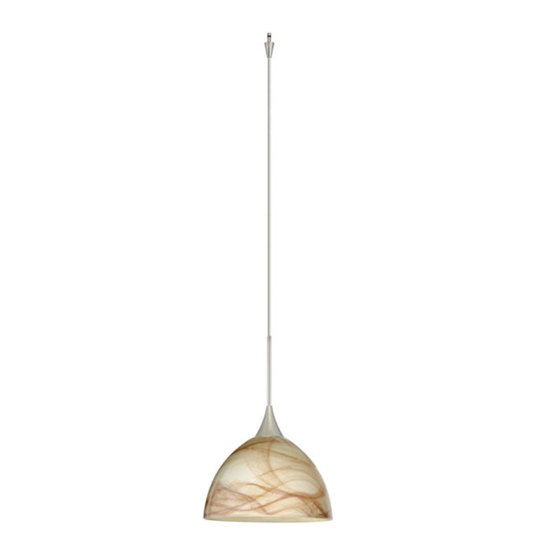 Besa XP-467983-SN Brella One Light Pendant Satin Nickel