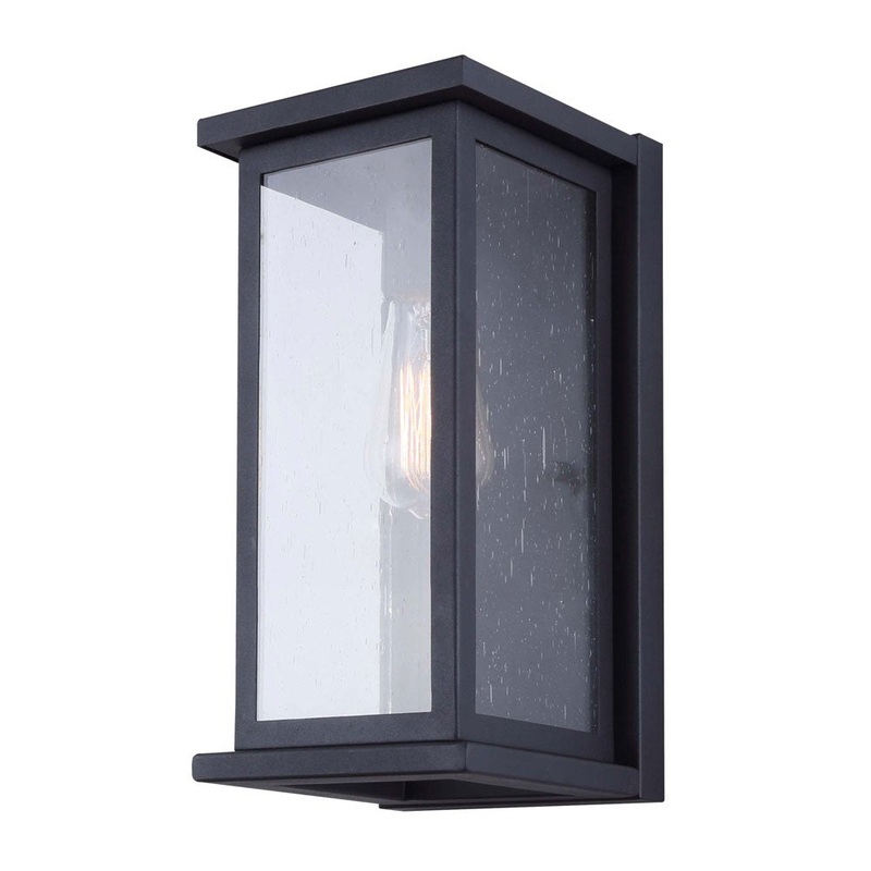 Canarm IOL609BK Sawyer One Light Outdoor Lantern Black