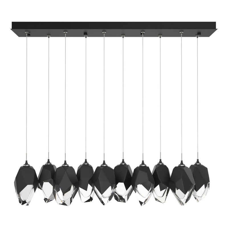 Chrysalis 10-Light Large Crystal Pendant Black Black Crystal (BP)