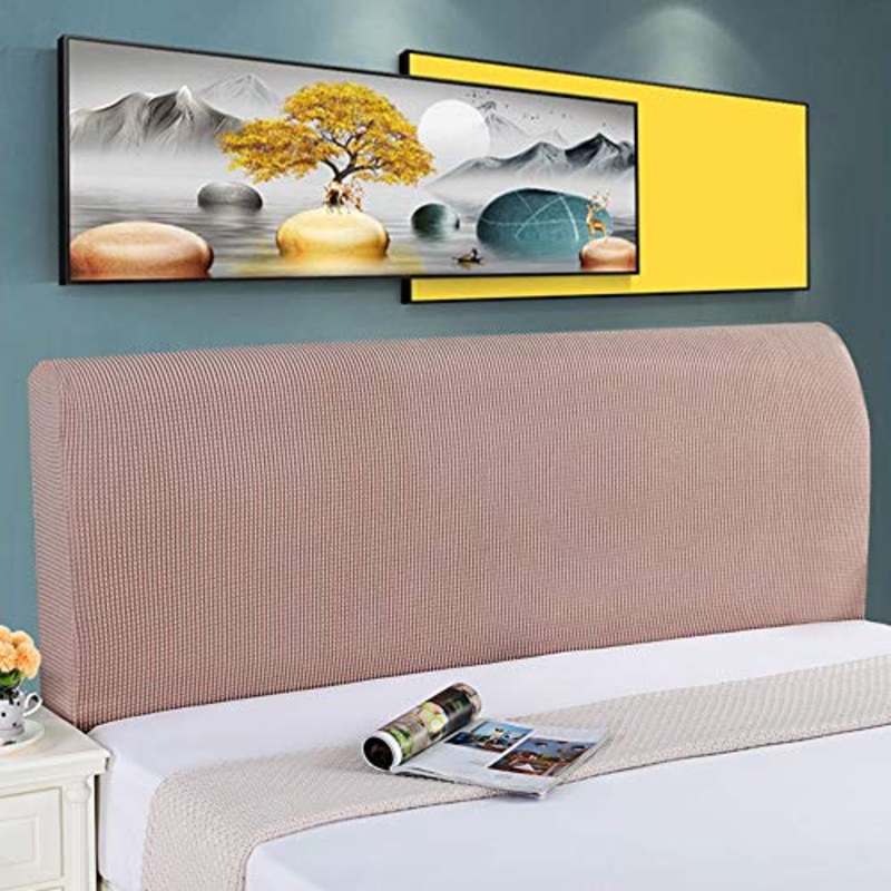 Copertura Testata Letto Matrimoniale/Fodera Testata Letto Elastica Protezione Testata Letto Elastico All-inclusive Copri Testata Letto Matrimoniale Flanella Di Particelle,Colour16-170cm~190cm