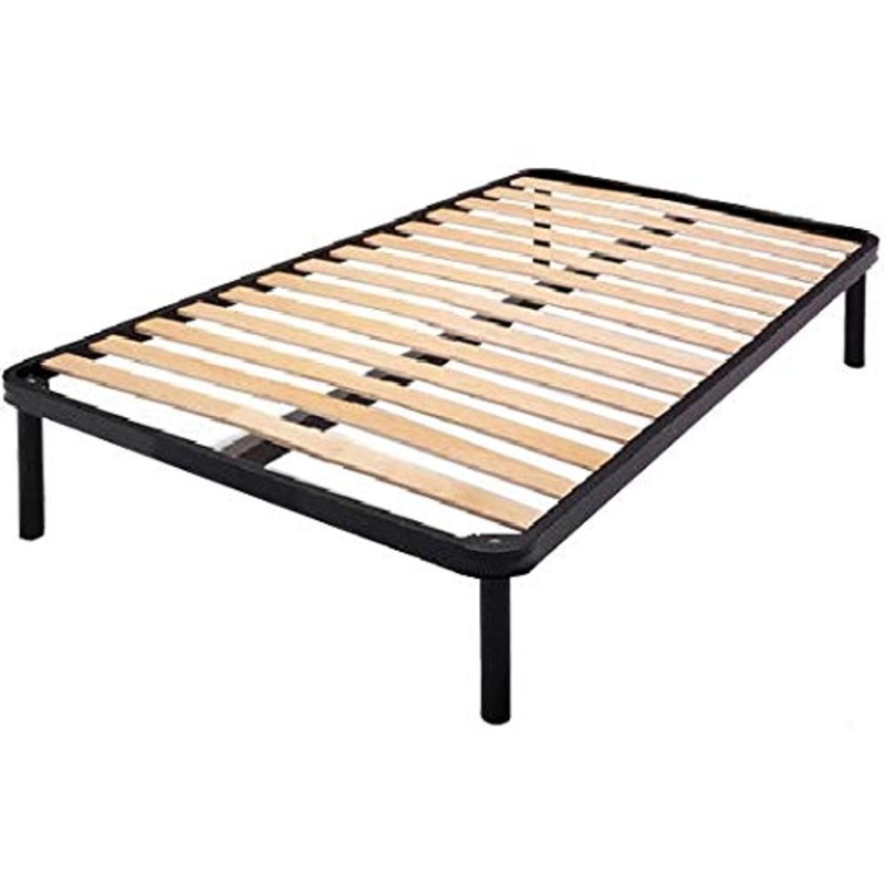 DOLCI SOGNI Rete Una Piazza e Mezza, Rete 120X200 per Letto una Piazza e Mezza, Rete a Doghe in Legno con Struttura Letto 120X200 in Ferro, Massima Stabilit – 100% Made in Italy