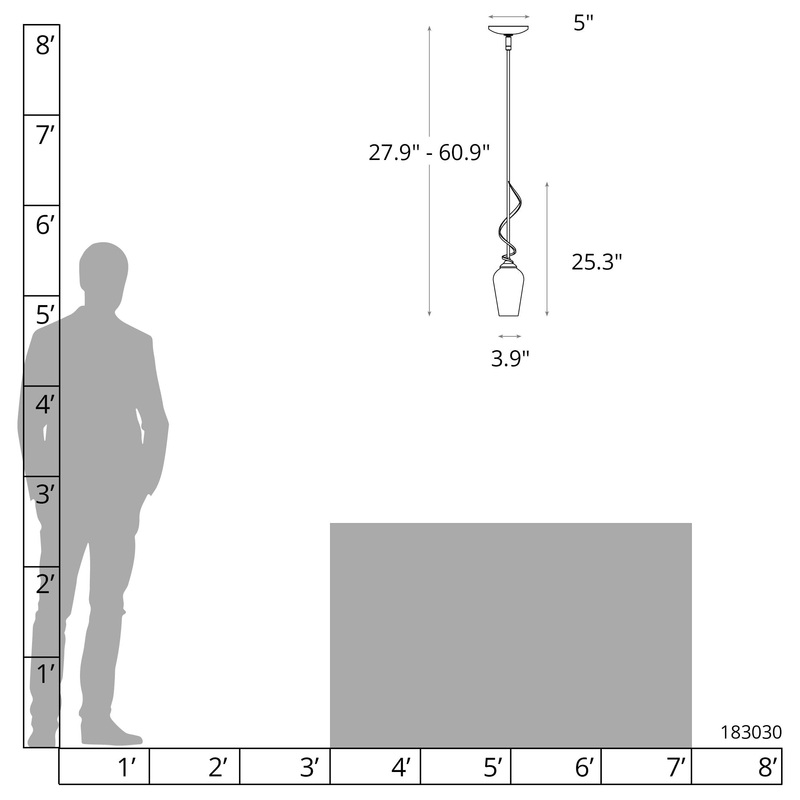 Flora Down Light Mini Pendant Modern Brass Seeded Glass with Opal Diffuser (ZS)