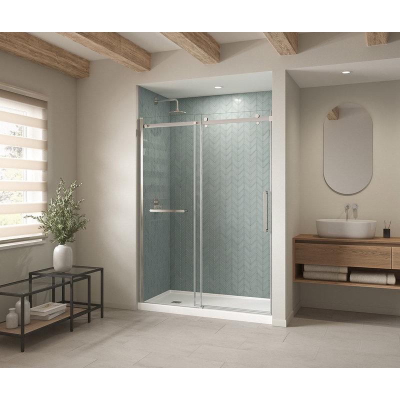 MAAX 420022-501-001-000 B3X 6032 Acrylic Alcove Shower Base with Left-Hand Drain in White