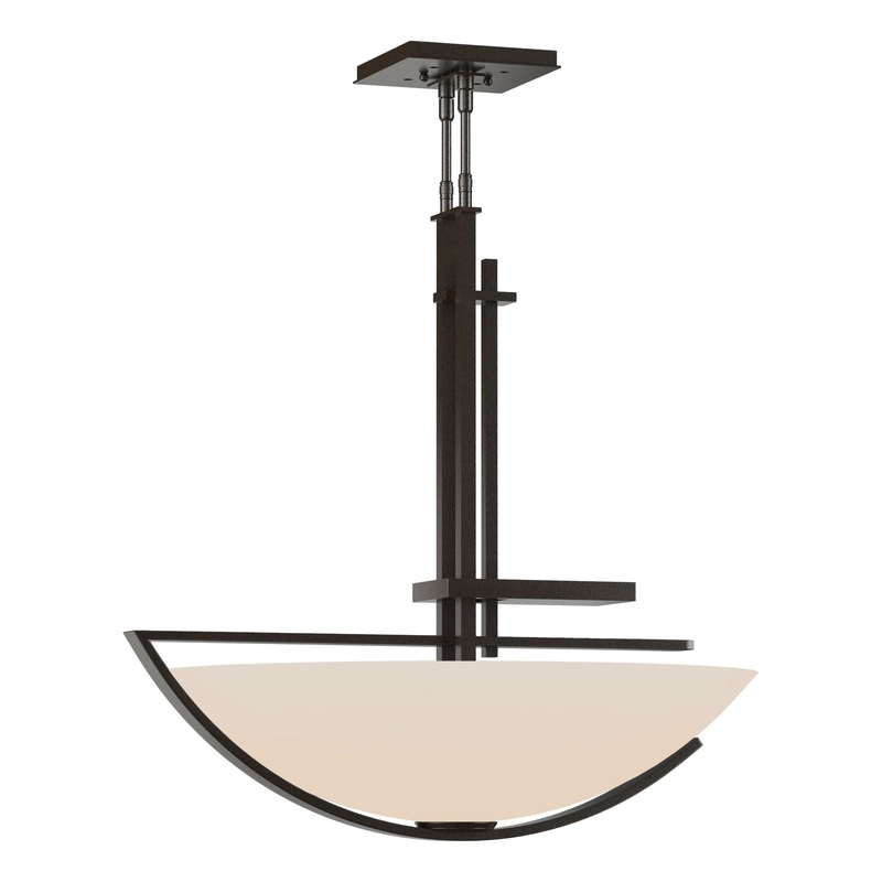 Ondrian Pendant Oil Rubbed Bronze Opal Glass (GG)