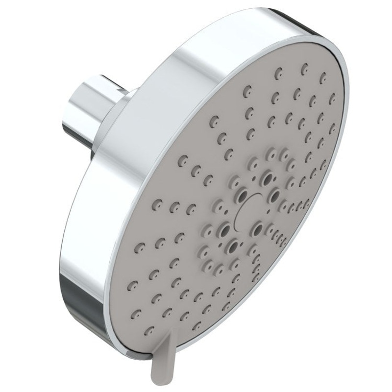 Showerhead Dia 5 Functions Polished Chrome 4-3/4 Inch 1.5 Gallons per Minute Round