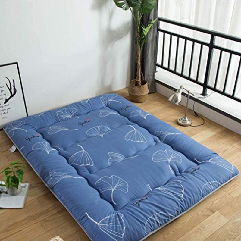 Z&HA Spesso Pieghevole Tatami Materasso, Ultra Morbida Traspirante futon Giapponese Tappetino Portatile dormitorio Mattress Pad,E,150x200cm