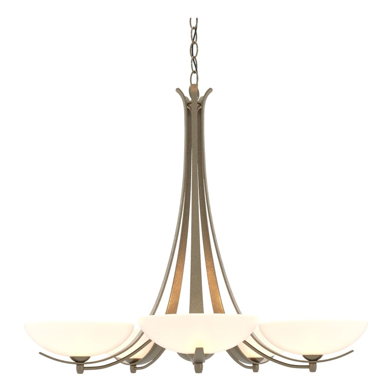 Aegis 5-Arm Chandelier Soft Gold