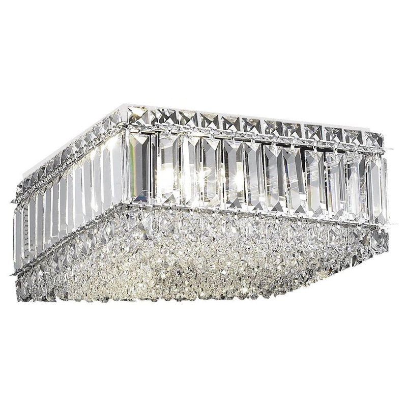Avant-Garde 5-Light Flush Mount Chrome