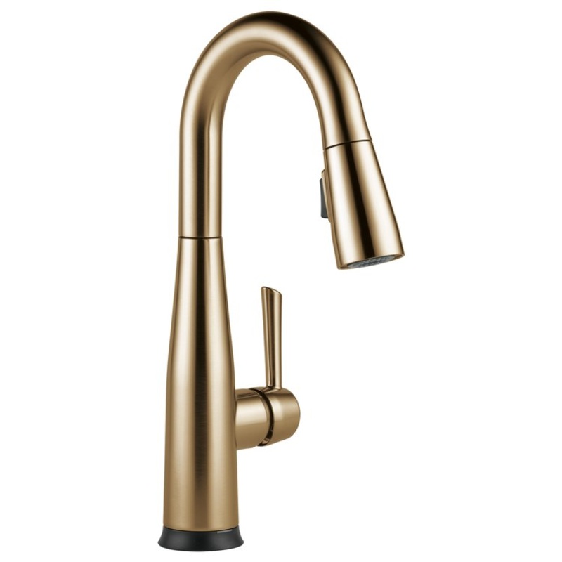 Bar Faucet Essa Prep 1 Lever ADA CALGreen Champagne Bronze Touch2O with Touchless/MagnaTite Docking/VoiceIQ Compatible 1.8 Gallons per Minute