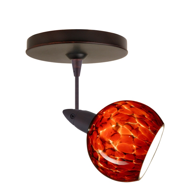 Besa 1SP-155941-BR Palla One Light Spotlight Bronze (Discontinued)
