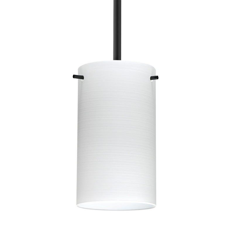Besa 1TT-4404KR-BK Besa Stilo 7 Stem Pendant One Light Pendant Black