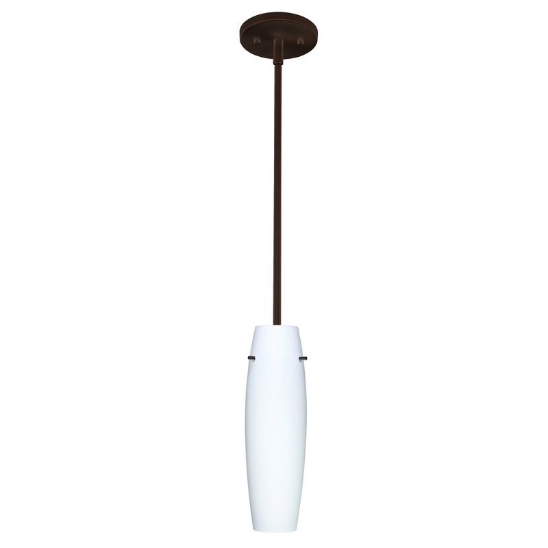 Besa 1TT-489707-LED-BR Suzi One Light Pendant Bronze