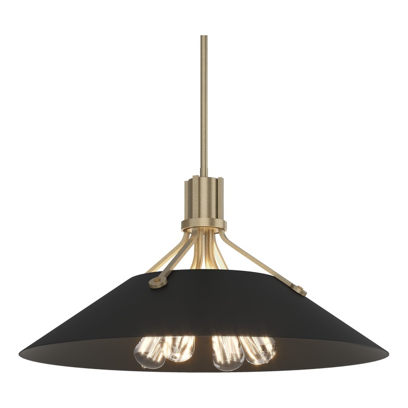 Henry Pendant Soft Gold Black