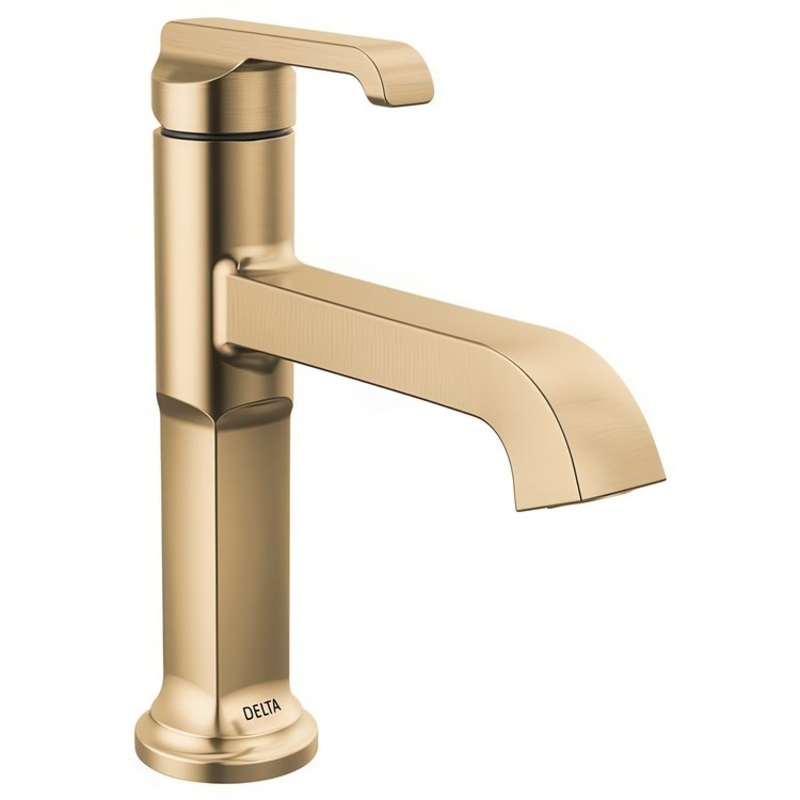 Lavatory Faucet Tetra 1 Lever ADA WaterSense Lumicoat Champagne Bronze 1.2 Gallons per Minute