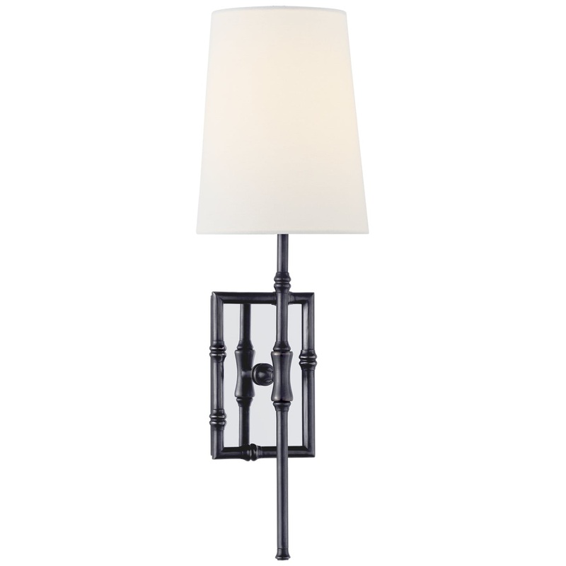 One Light Wall Sconce from the Grenol Collection in Bronze Finish by Visual Comfort Signature