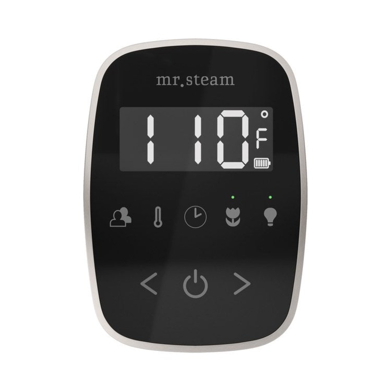 Steam Kit TempoFlex Black/Brushed Nickel Shower Control with Steamhead for MS90 to MSSUPER3