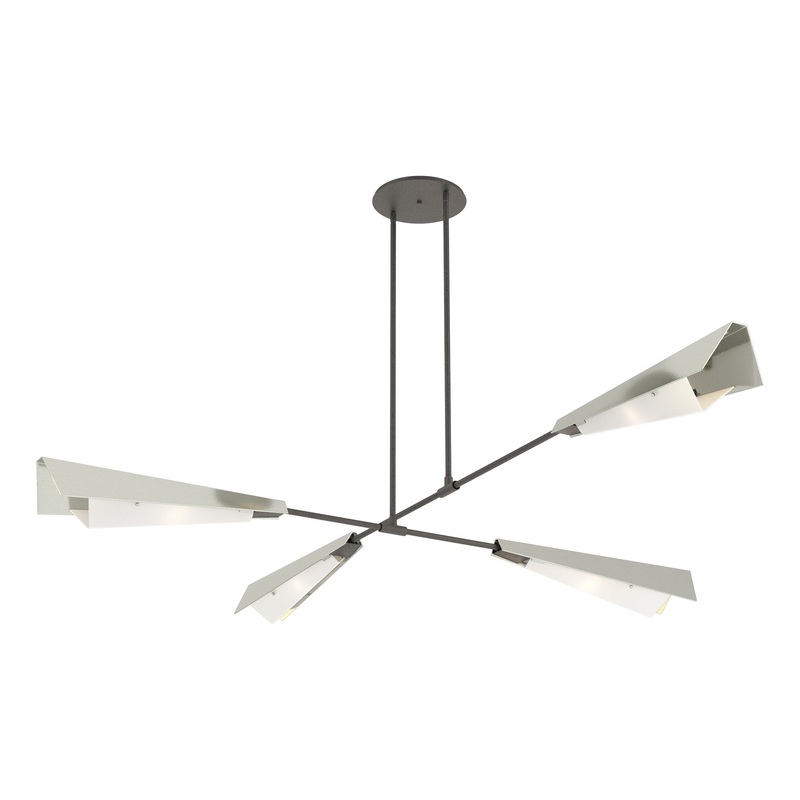 Vertex Large Pendant/Semi-Flush Natural Iron Sterling