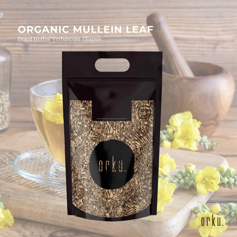 1Kg Organic Mullein Leaf – Dried Herbal Verbascum Thapsis