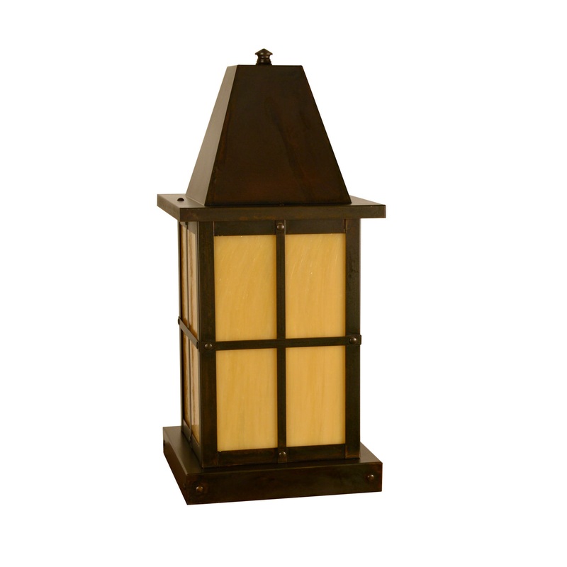 Arroyo HC-8TN-BZ Hartford One Light Column Mount Bronze