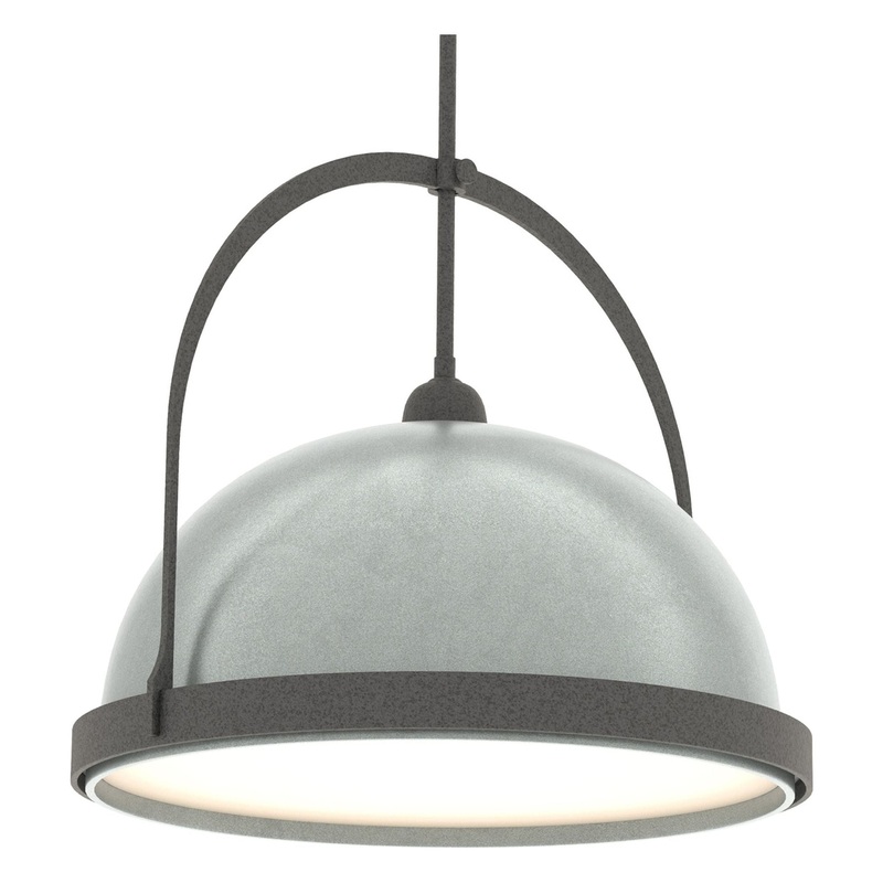 Atlas Large Pendant Natural Iron Vintage Platinum