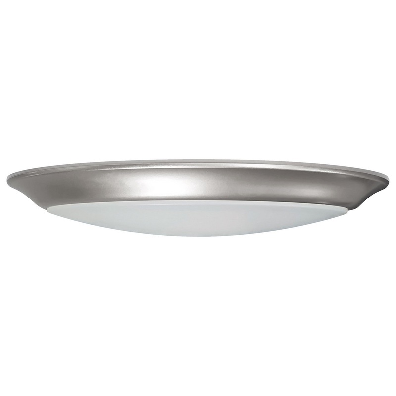 LED Disk Light in Brushed Nickel Finish by Nuvo Lighting