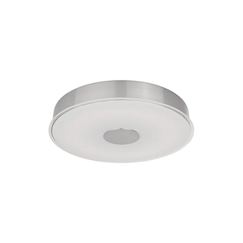 LED Flush Mount from the Parker Collection in Brushed Nickel Finish by Kuzco Lighting