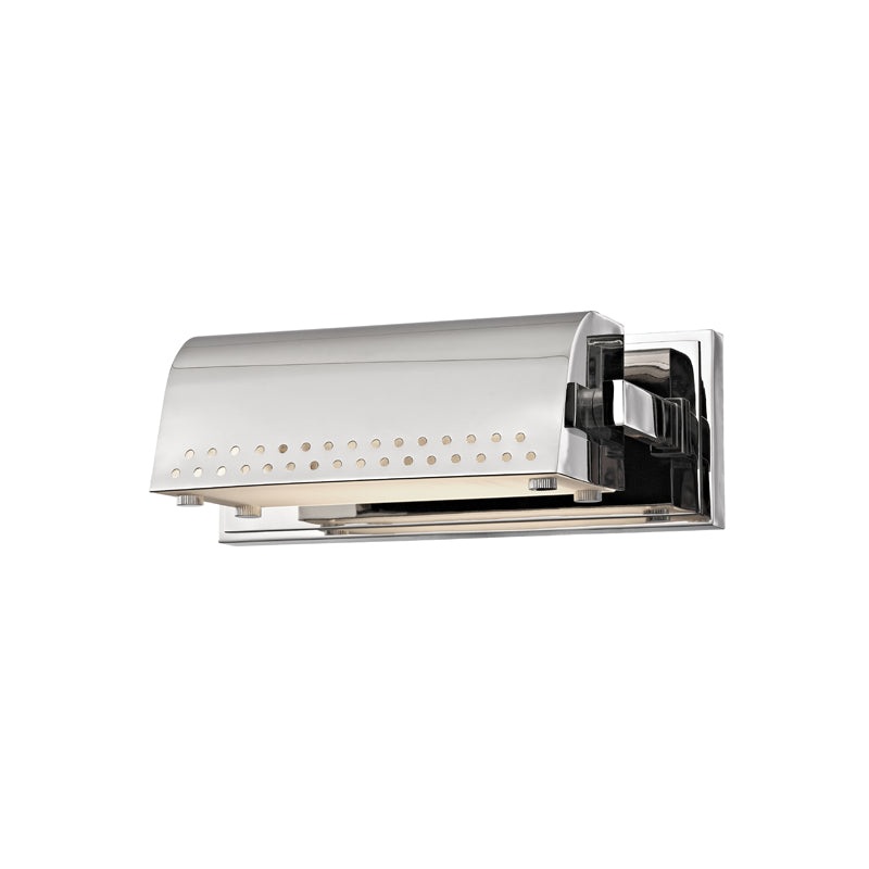 LED Picture Light from the Garfield Collection in Polished Nickel Finish by Hudson Valley