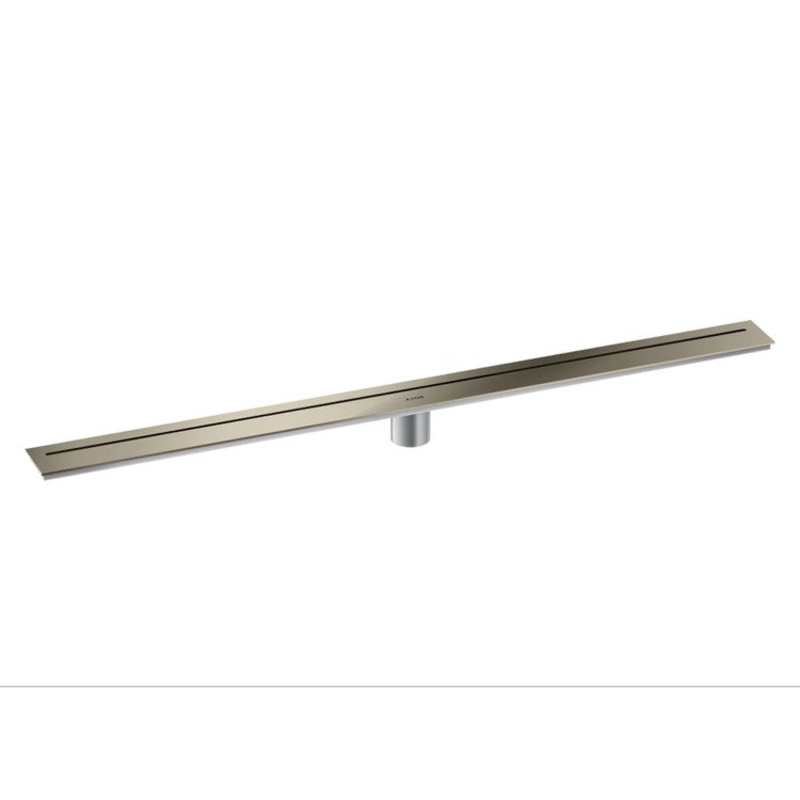Linear Drain 39-3/8 Inch Polished Nickel Stainless Steel 304 for Shower Floor Installation