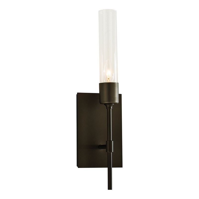 Vela Sconce Bronze Clear Glass (ZM)