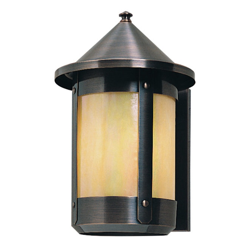 Arroyo BS-6RGW-AC Berkeley One Light Wall Mount Antique Copper