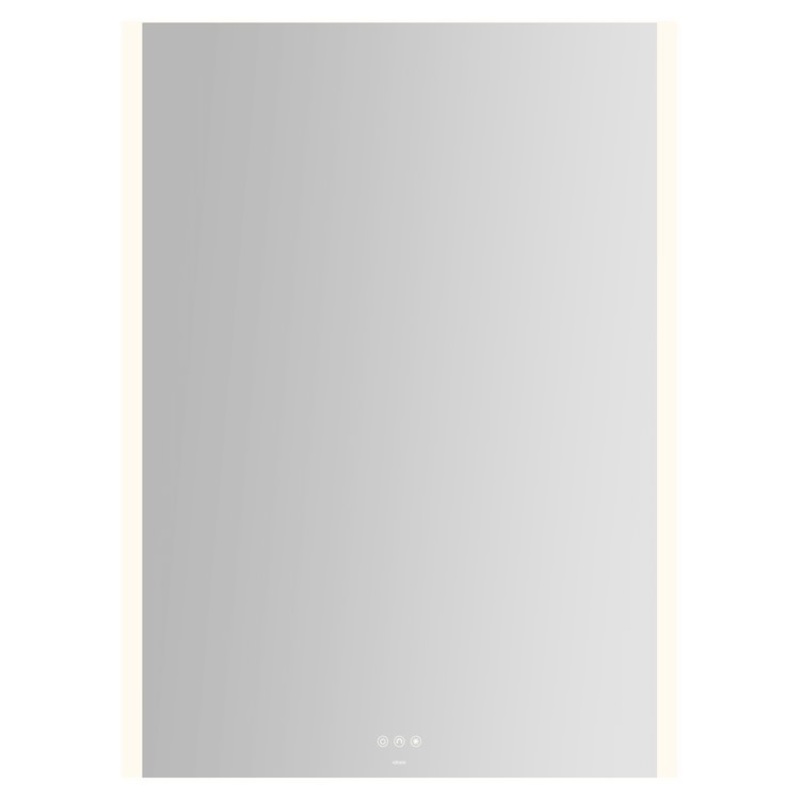 Bathroom Mirror Instinct with Vertical Edge Lighting Rectangular 36 x 48 Inch Wall Mount