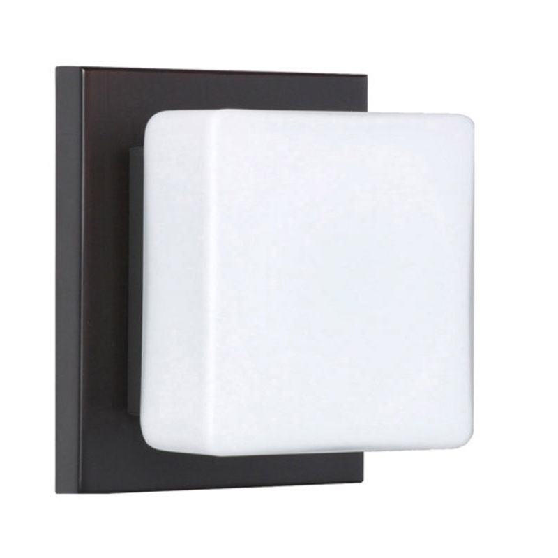 Besa 1WS-773507-BR Alex One Light Wall Sconce Bronze