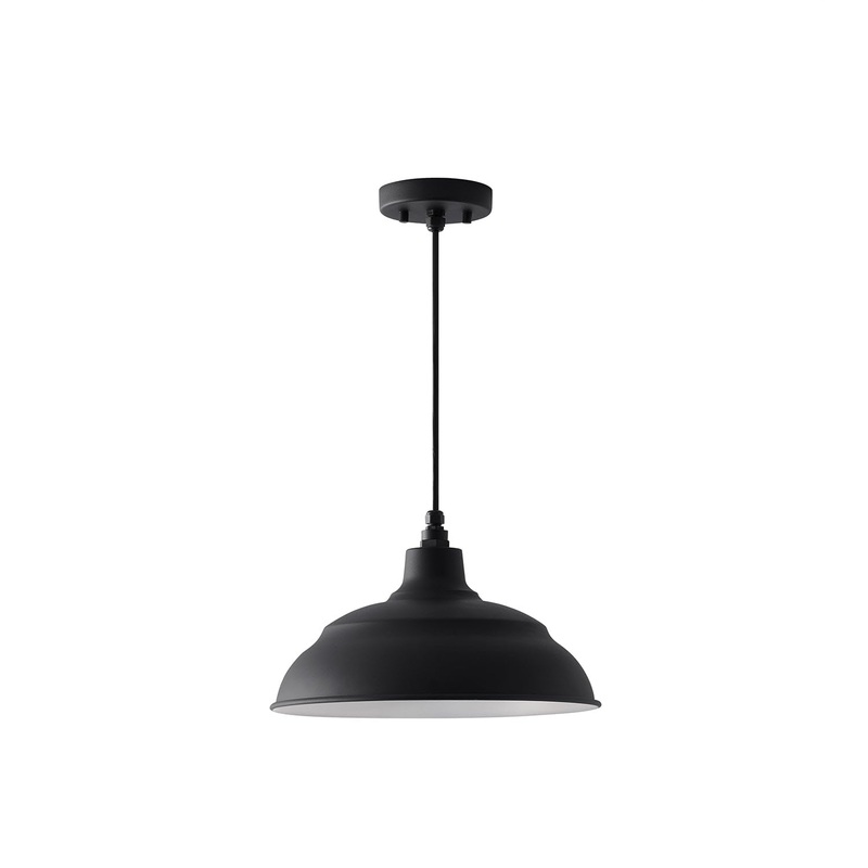 Capital Lighting 936311BK RLM 1 Light Outdoor Hanging Lantern Black