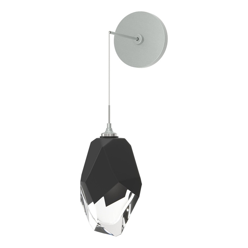 Chrysalis Large Low Voltage Sconce Vintage Platinum Black Crystal (BP)