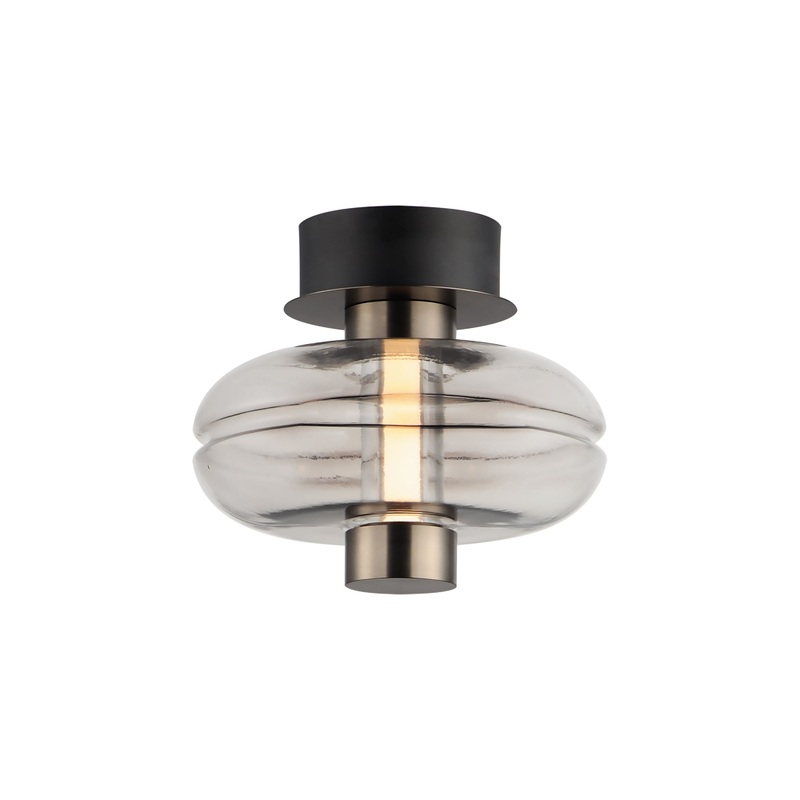 Gusto LED Wall Sconce/Flush Mount Gunmetal