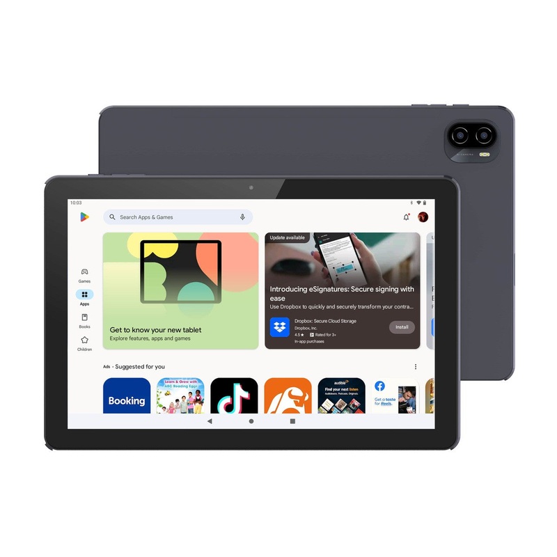 Laser 10in 4G Android Tablet with Case and Earbuds