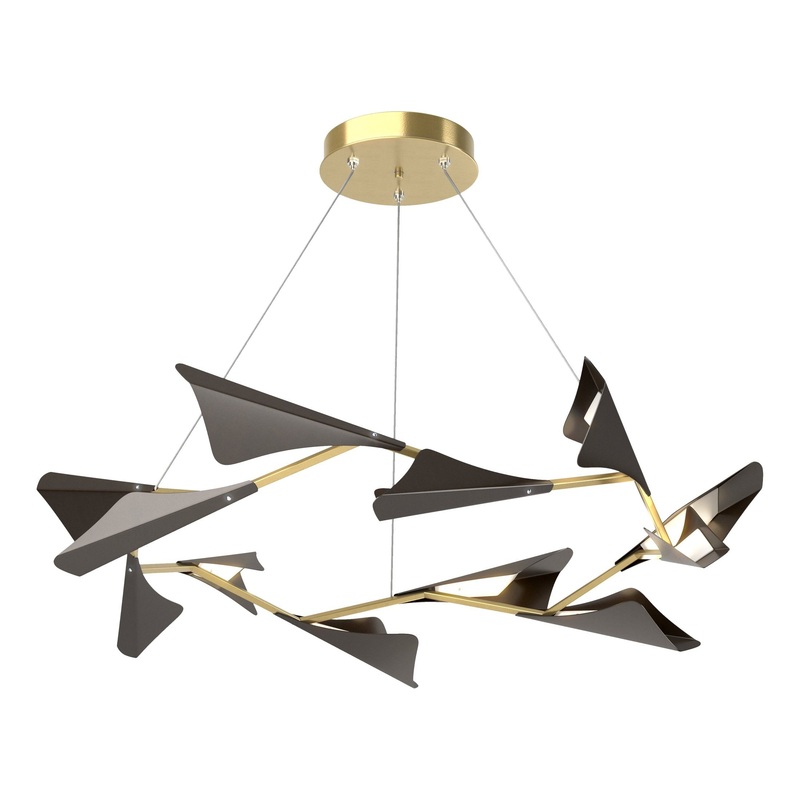 Plume 12-Light LED Pendant Modern Brass Oil Rubbed Bronze