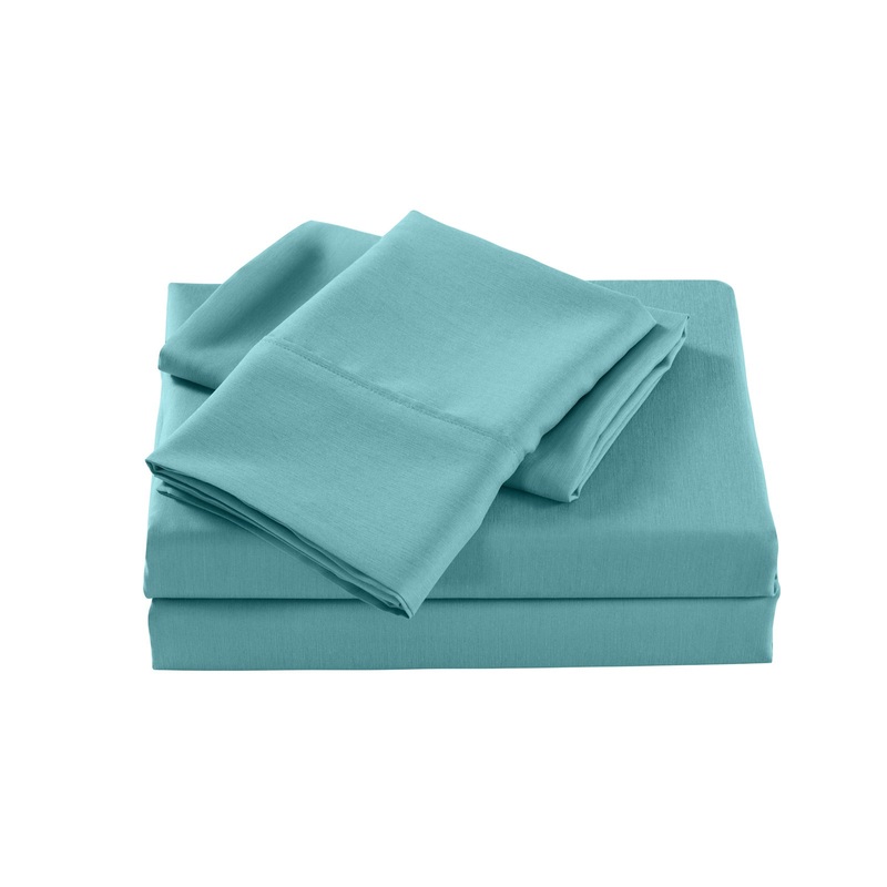 Royal Comfort 2000 Thread Count Bamboo Cooling Sheet Set Ultra Soft Bedding – Queen – Aqua