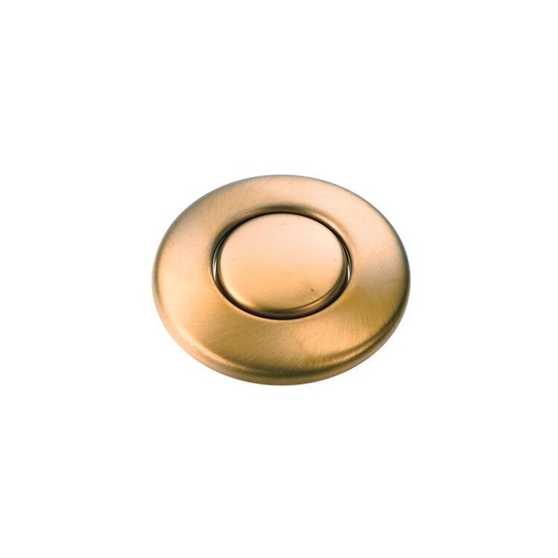 Air Switch Button 1-3/4 Inch Brushed Bronze Plastic for Garbage Disposal